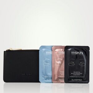 111SKIN Jetsetter Eye Mask Trio with Stylish Black Pouch